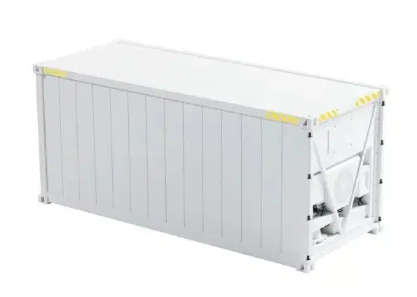 Contenedor refrigerado de 20 pies de altura.
