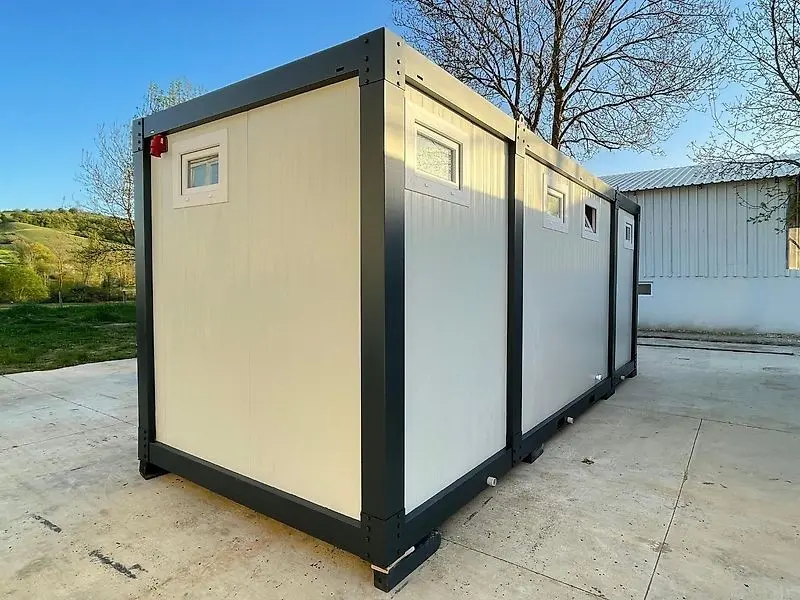 Contenedor sanitario, 6 x (inodoro + lavabo) 240×600